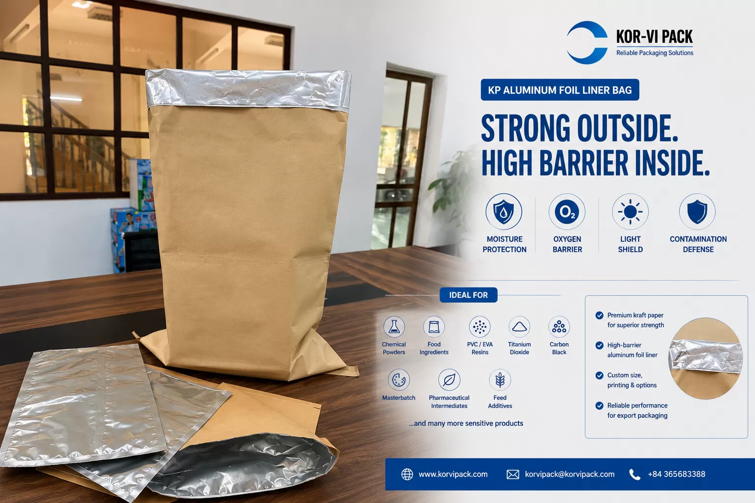 How Aluminum Foil Liner Bags Protect Sensitive Products